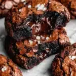 Fudgy chewy brookies combining the best of brownies and cookies.