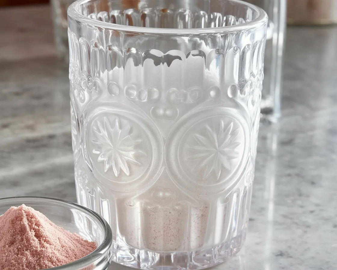 A refreshing pink salt diet recipe with Himalayan salt, lemon, and water for weight loss.