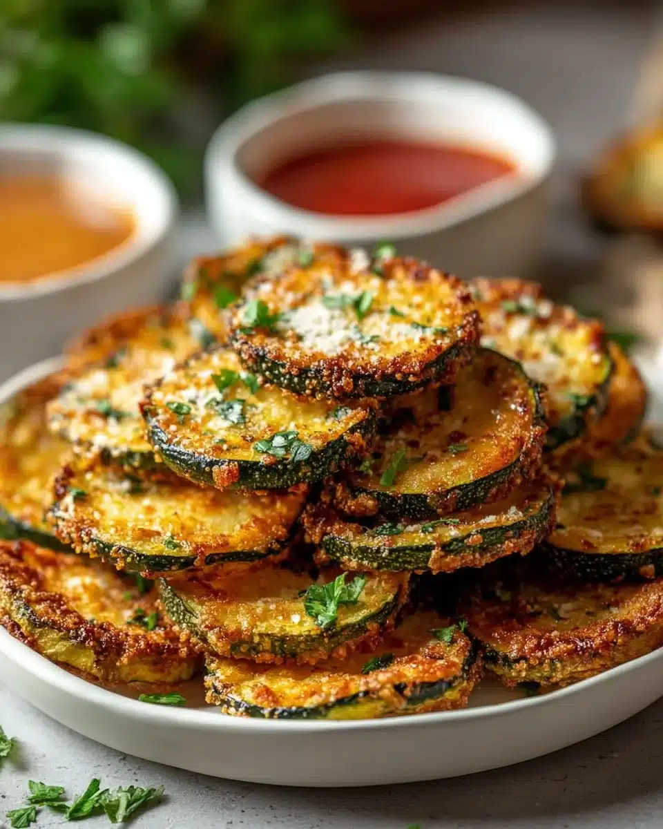 Baked zucchini topped with Parmesan cheese, a healthy and delicious dish.