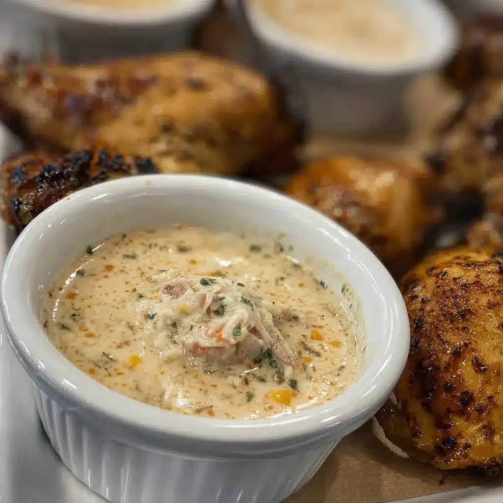 Bowl of homemade Dolly Parton’s Stampede Soup garnished with herbs