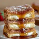 Delicious Churro Cheesecake dessert topped with cinnamon and sugar