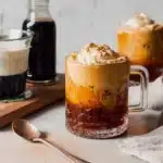 Delicious Pumpkin Cream Cold Foam Cold Brew inspired by Starbucks recipe