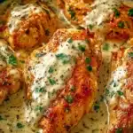 Delicious Ranch Chicken prepared in a crock pot for a flavorful meal