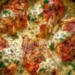 Delicious Ranch Chicken cooking in a crock pot for a flavorful meal