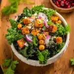 Delicious Sweet Potato Kale Salad with vibrant colors and fresh ingredients