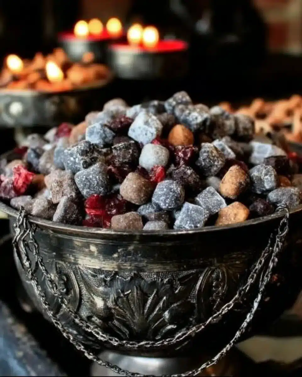 A bowl of premium werewolf kibble for energetic werewolf pets