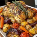 Garlic Herb Roasted Chicken and Vegetables