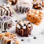 Delicious caramel apple slices drizzled with rich caramel sauce.