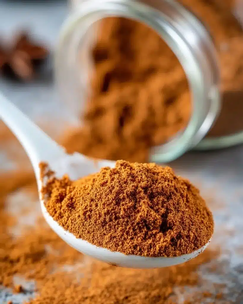Bowl of homemade ground cinnamon ready for use in cooking and baking
