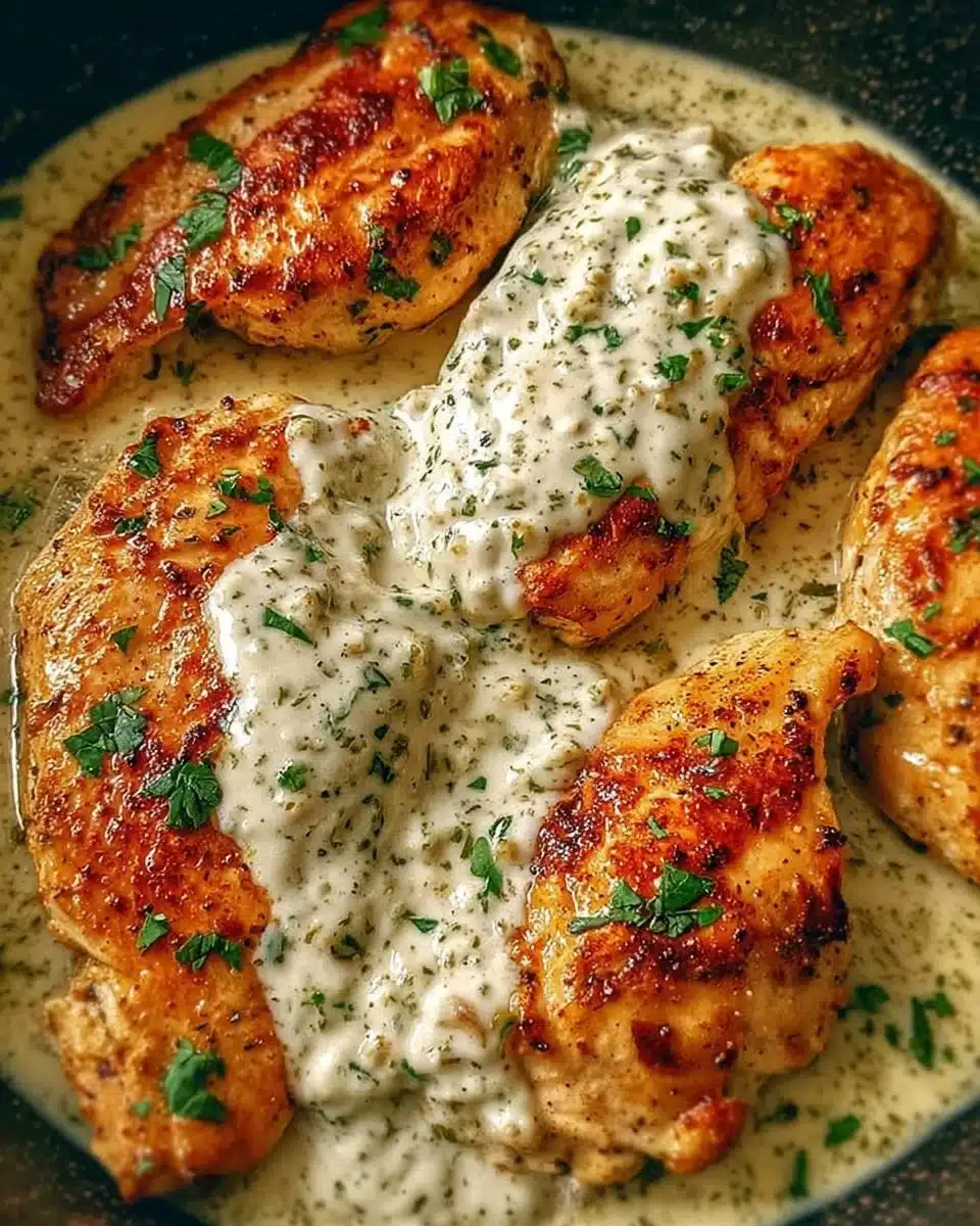 Crock Pot Ranch Chicken Recipe with juicy chicken and flavorful seasonings