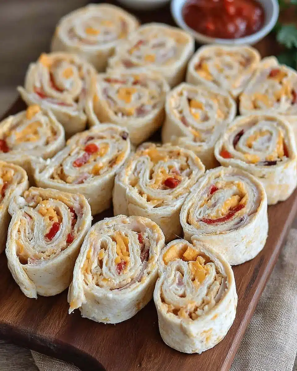 Turkey and Cheese Roll Ups on a plate, a healthy snack option.