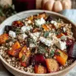 Winter Harvest Dinner Bowl with seasonal vegetables and grains