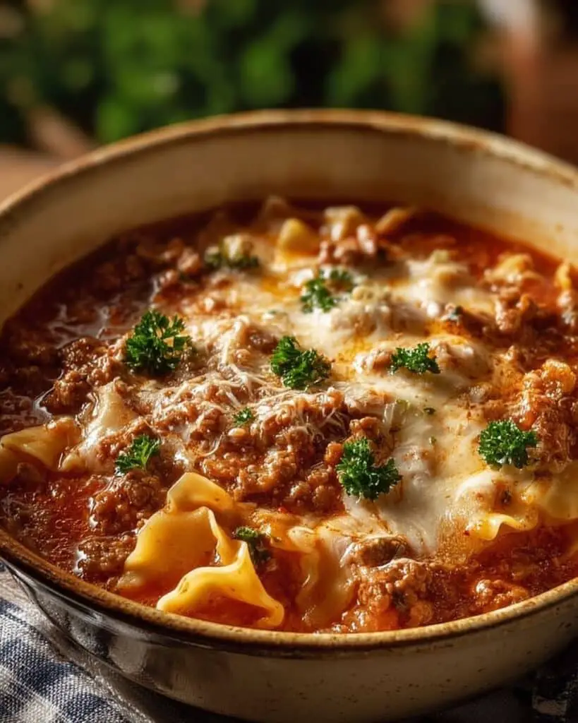 Hearty Lasagna Soup