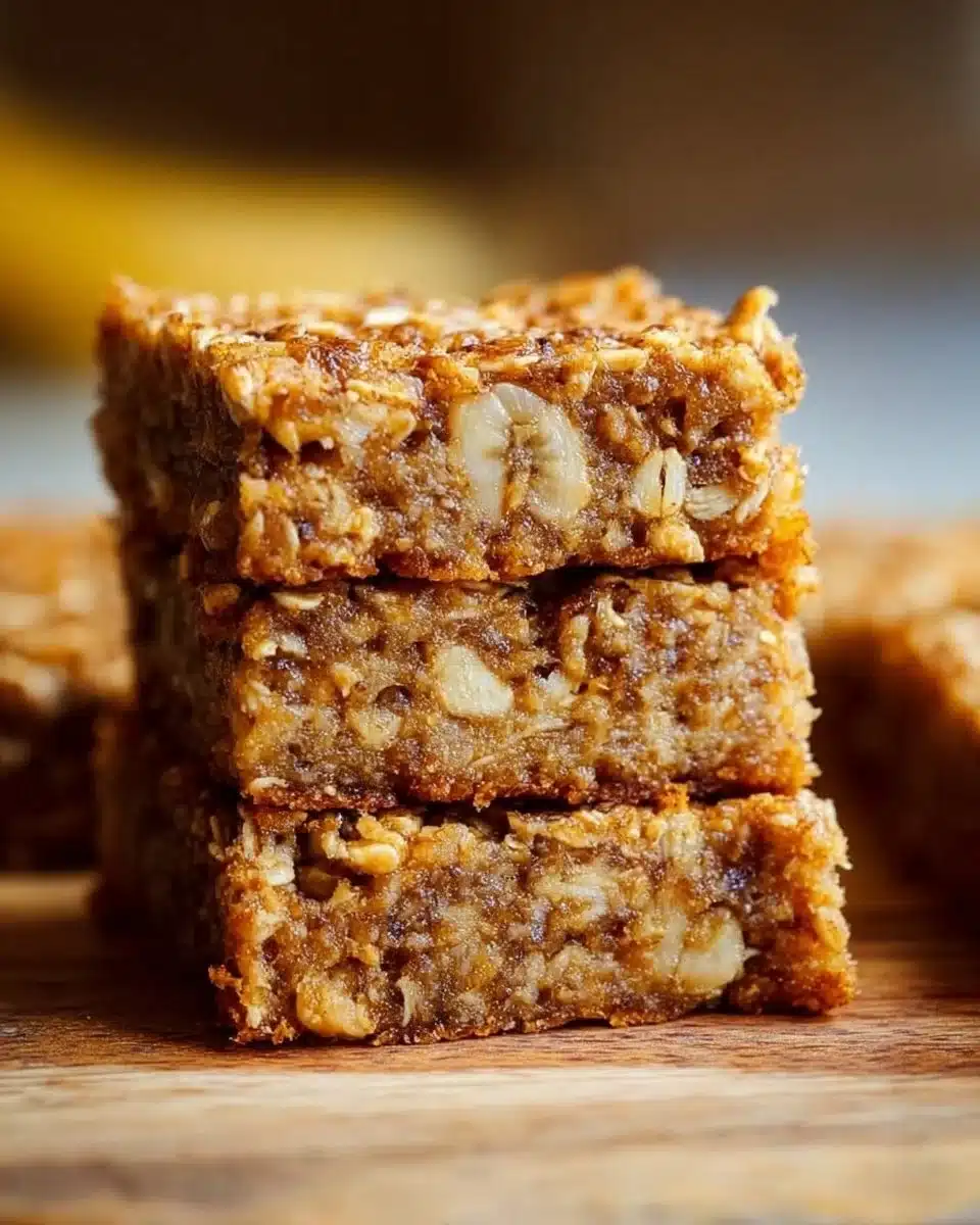 Banana Oatmeal Bars