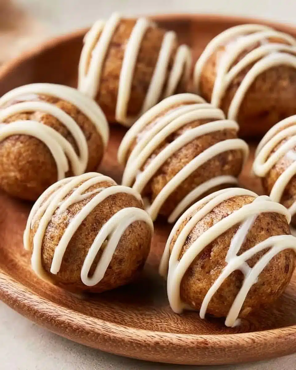 Cinnamon Roll Energy Balls