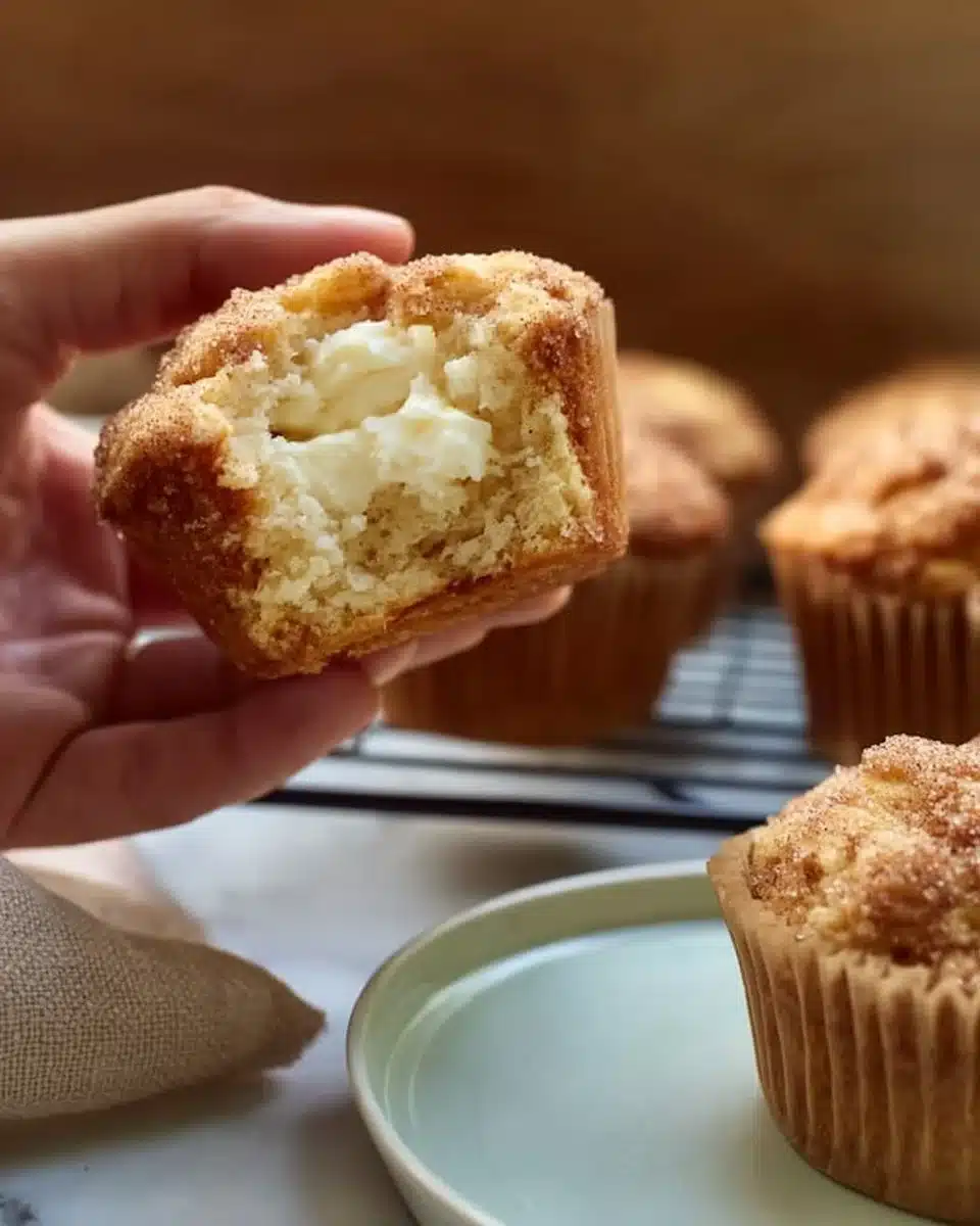 Cinnamon Sugar Cream Cheese Muffins