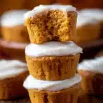 Delicious low carb keto pumpkin muffins ready to enjoy for a healthy snack.