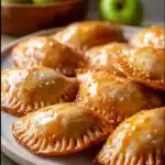 Mini apple hand pies filled with sweet apples in a flaky crust