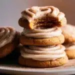 Delicious Pumpkin Cinnamon Roll Cookies with creamy icing and autumn spices