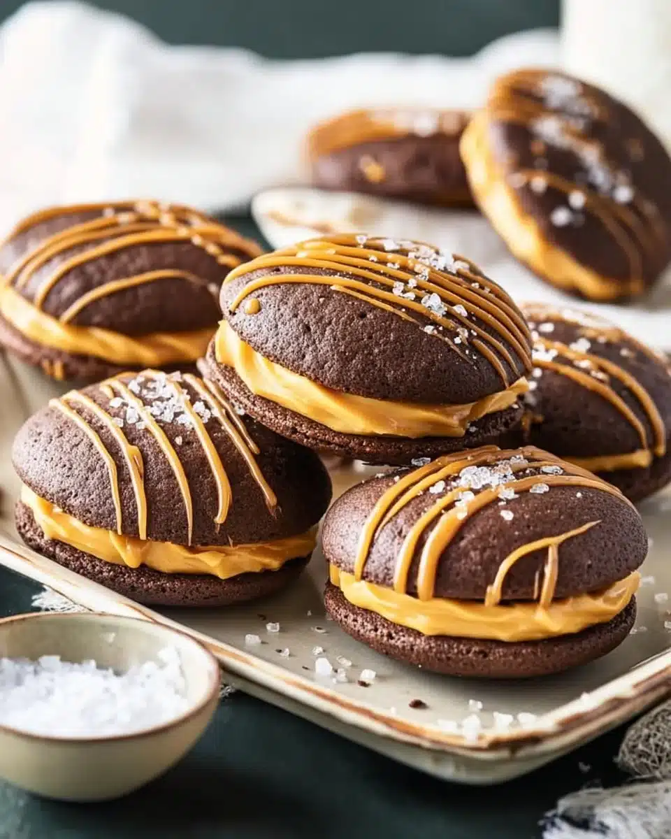 Salted Caramel Whoopie Pies