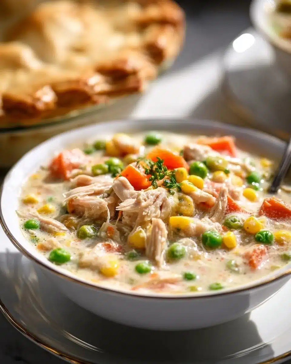Slow Cooker Chicken Pot Pie
