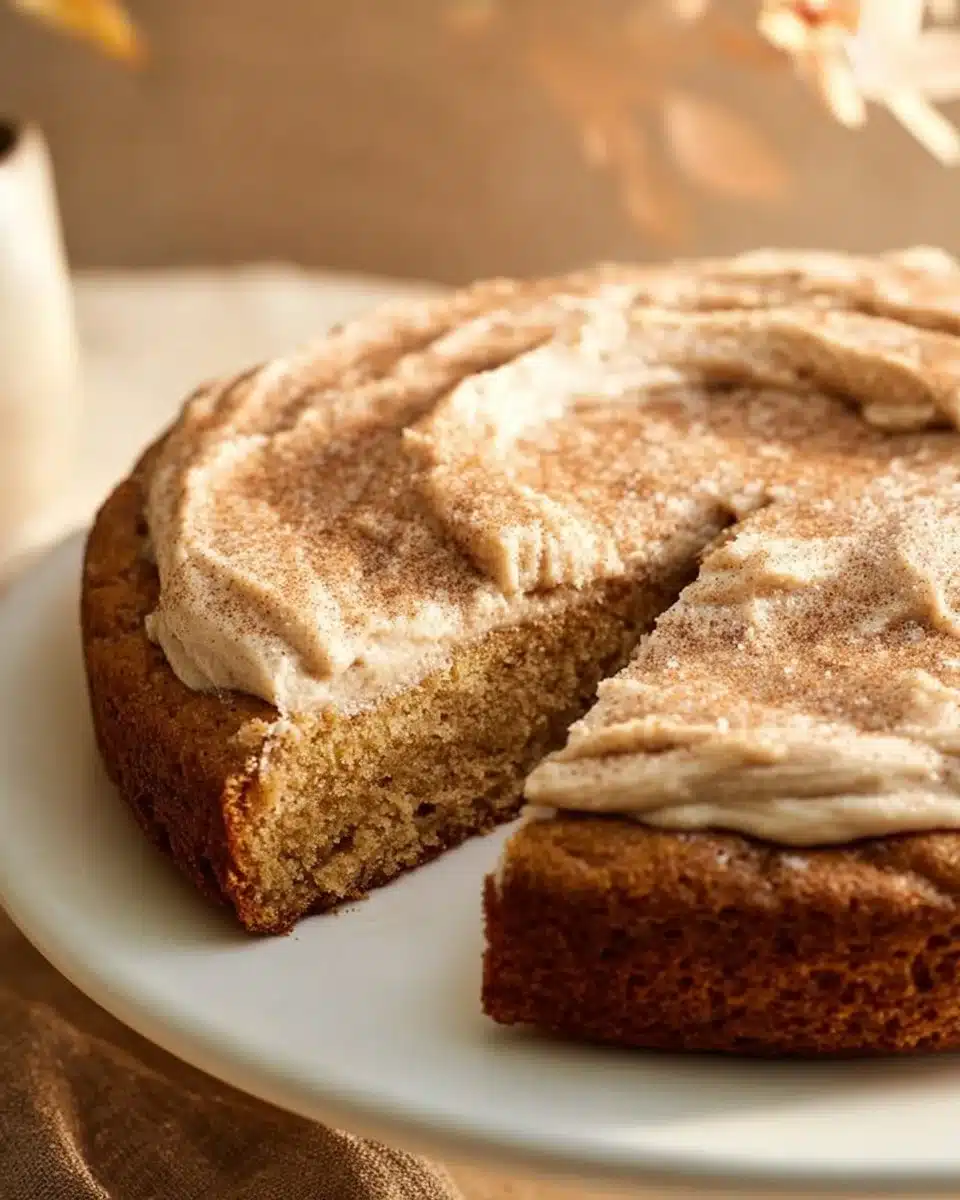 Snickerdoodle Cookie Cake