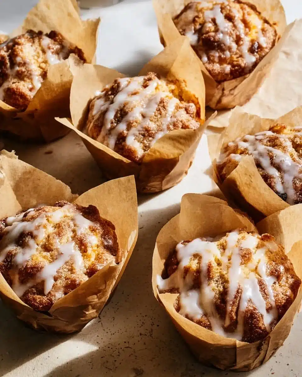 Sourdough Coffee Cake Muffins