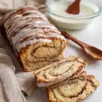 Sourdough discard cinnamon bread fresh out of the oven