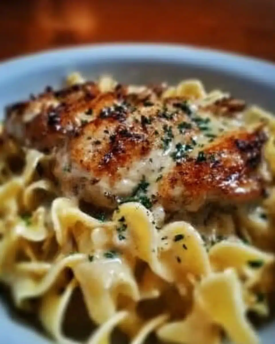 Chicken with Buttered Noodles