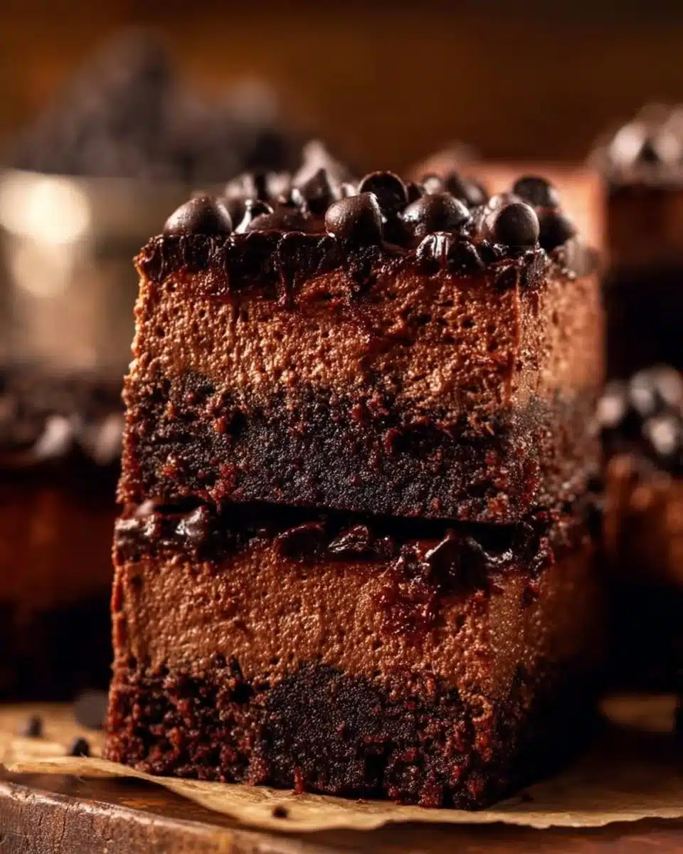 Chocolate Cheesecake Bars