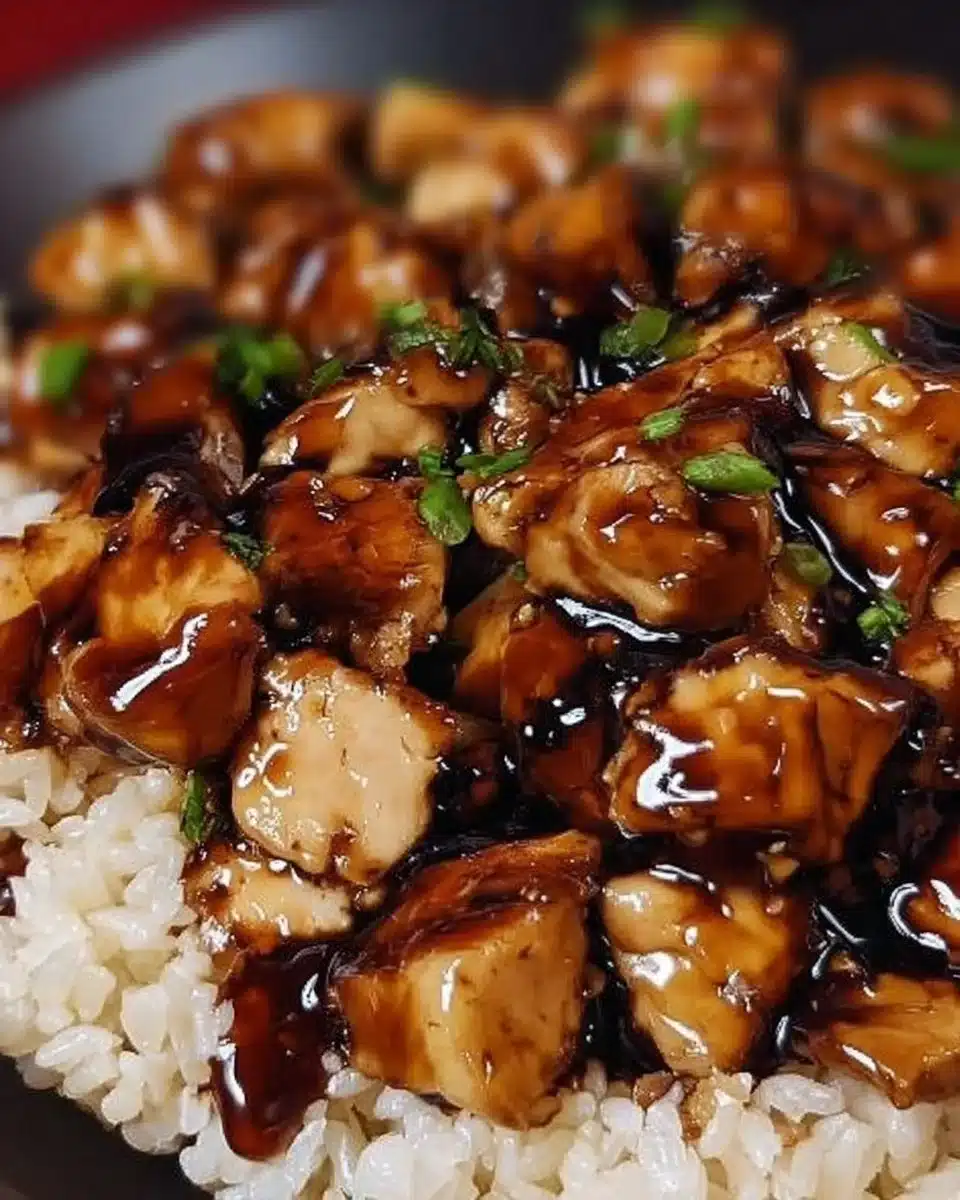 Honey BBQ Chicken Rice