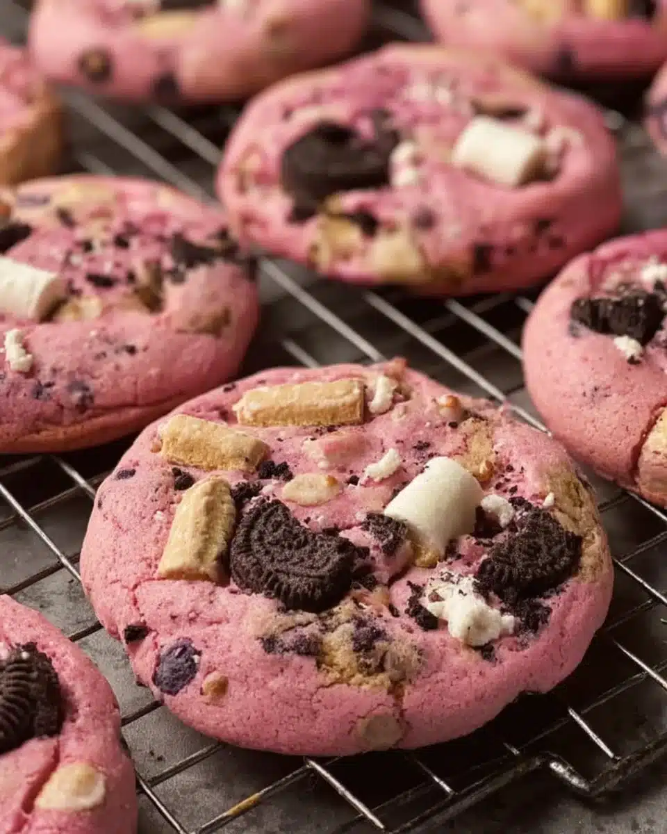 Pink Coquette Monster Cookies
