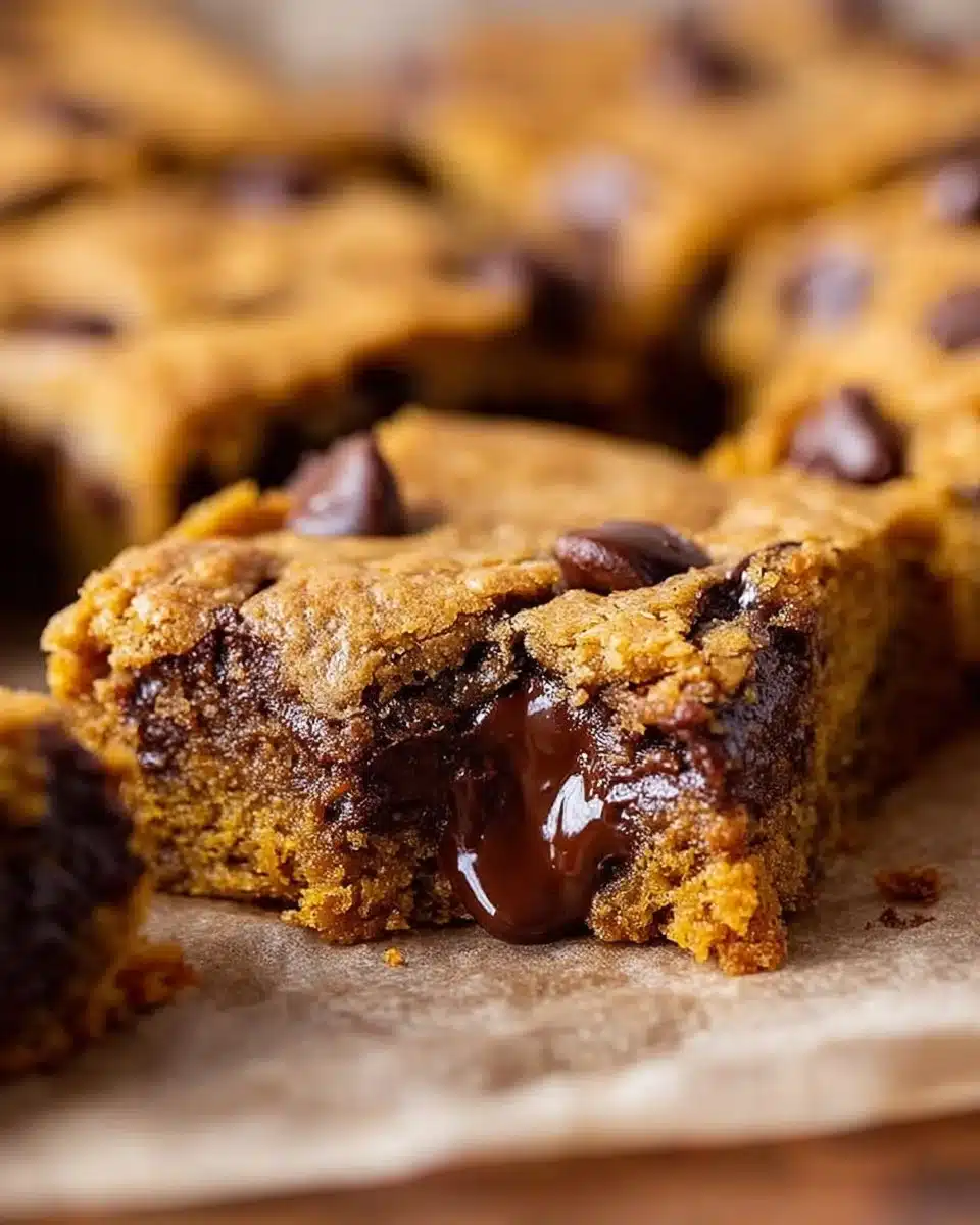 Pumpkin Chocolate Chip Bars