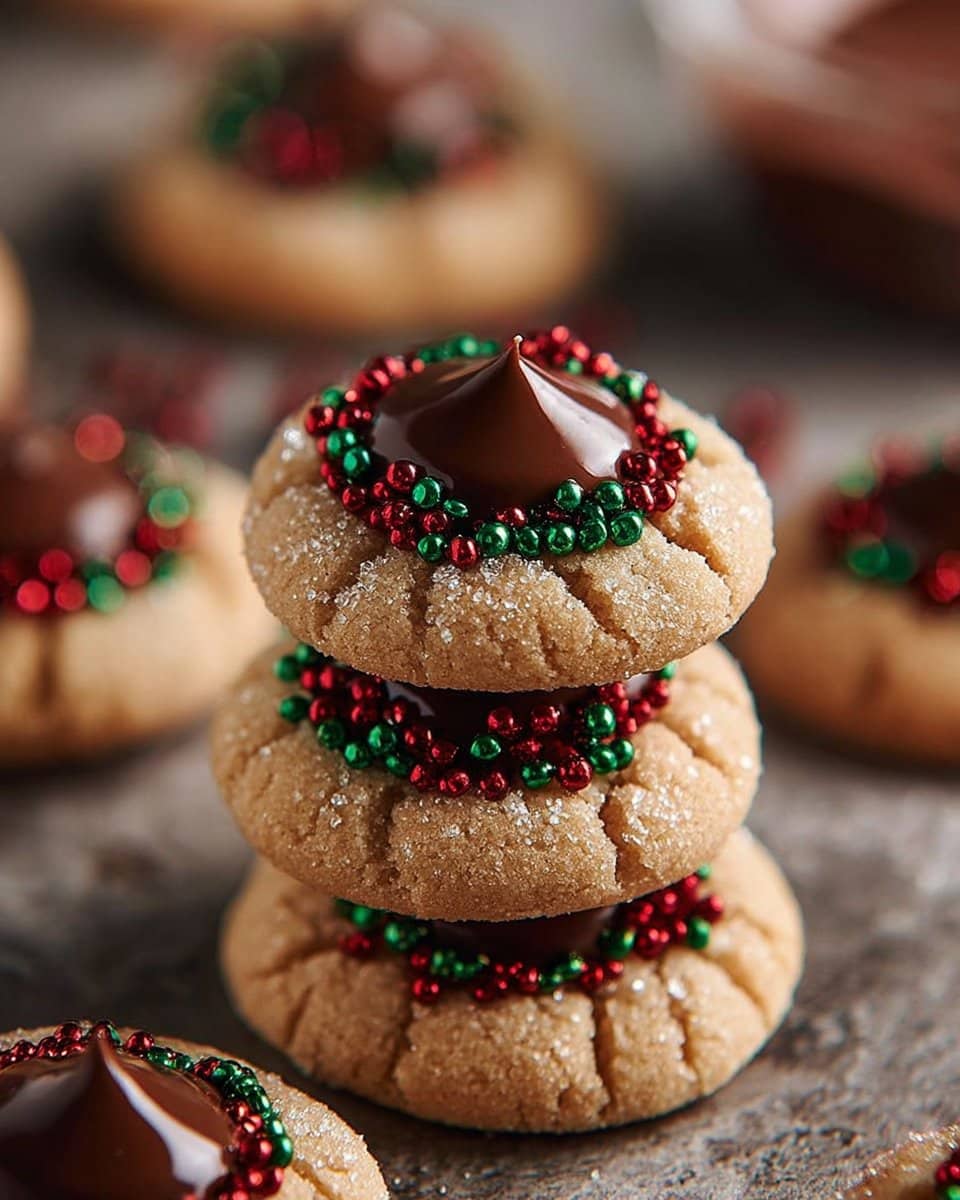 Chocolate Thumbprint Cookies