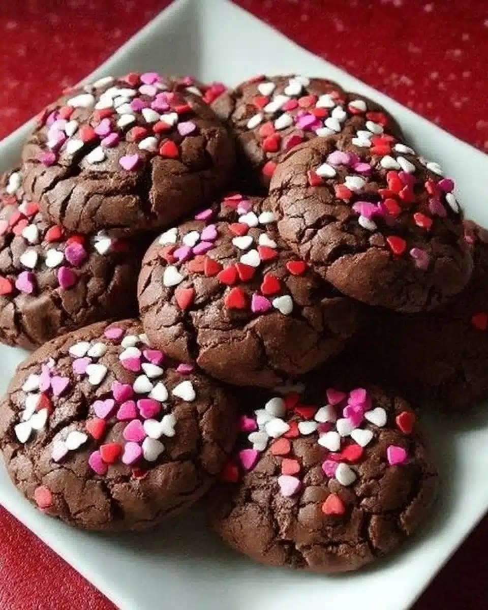 Chocolate Cake Mix Cookies