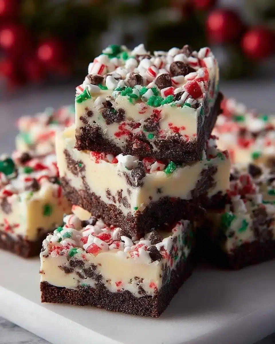 Christmas Cookie Crunch Fudge
