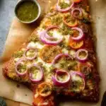 Delicious orange glazed turkey roast with festive spices for Christmas dinner.