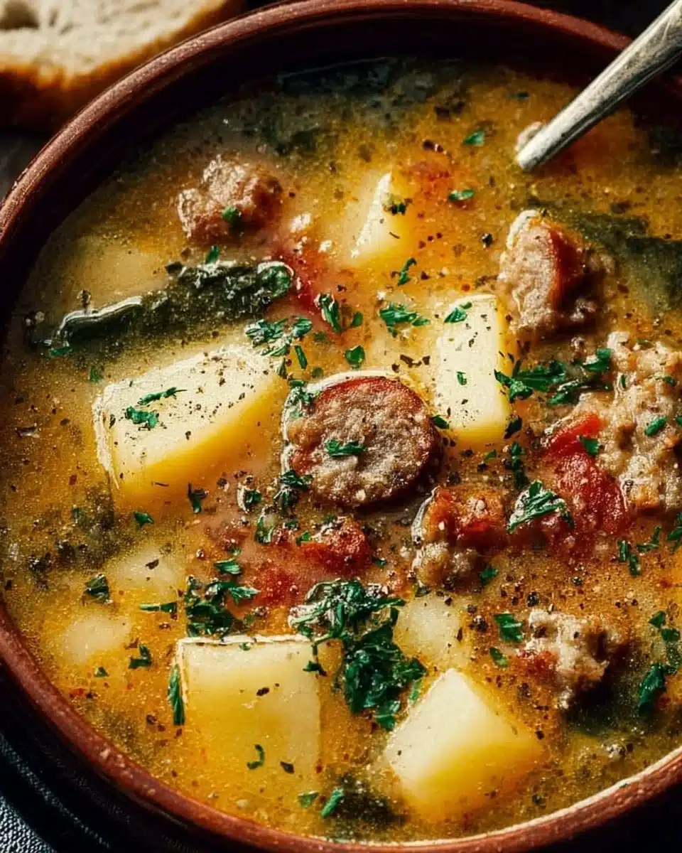 Cozy Italian Sausage and Potato Soup