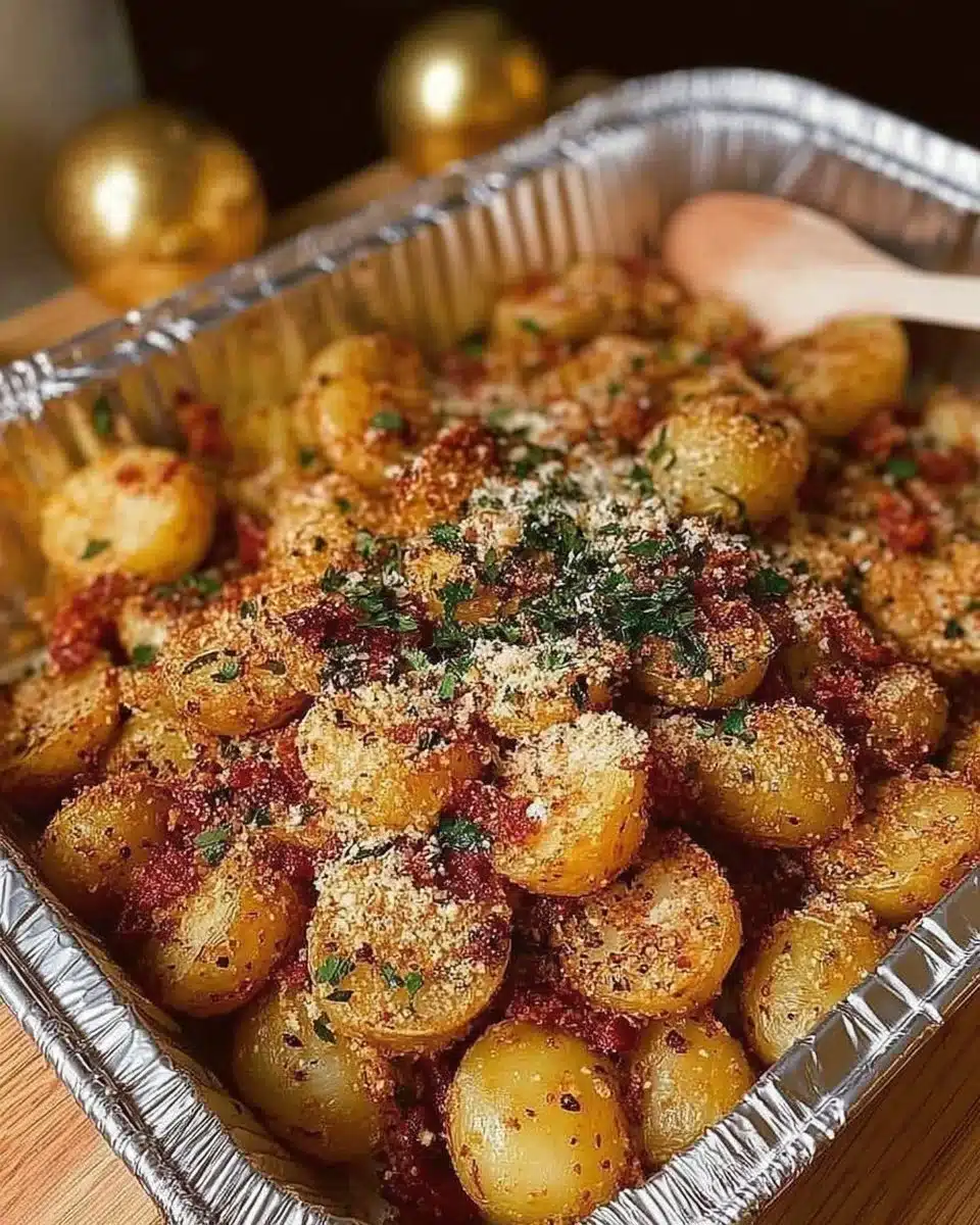 Garlic Parmesan Roasted Potatoes