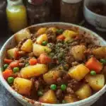 Ground beef and potato dish, a hearty meal option