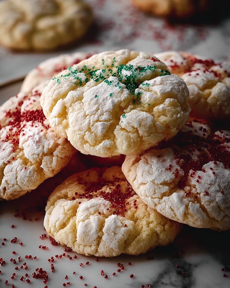 Christmas Gooey Butter Cookies