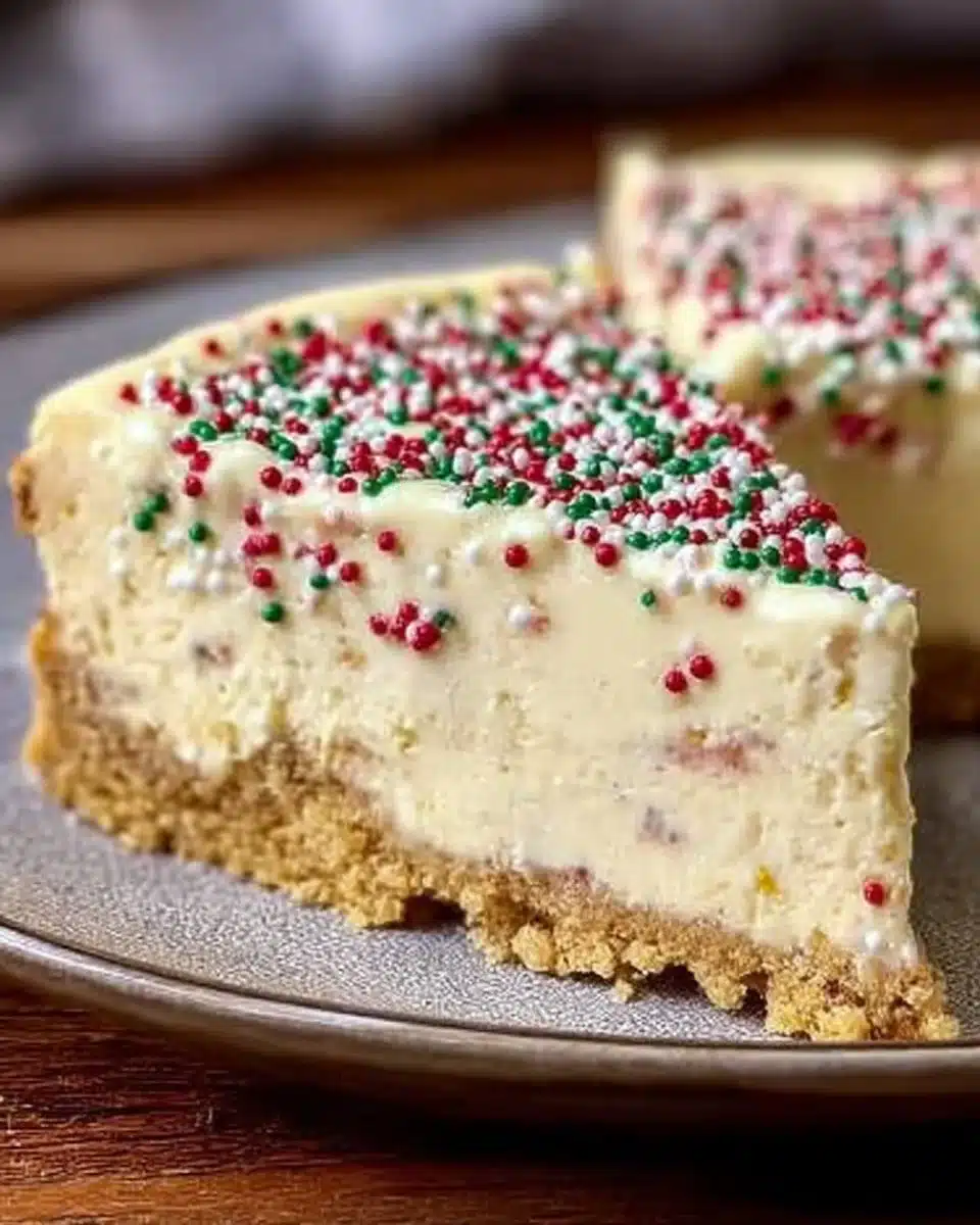 Sugar Cookie Cheesecake