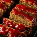 Delicious 5-Ingredient Sheet Pan Meatloaf ready to serve
