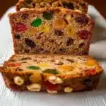 Delicious Christmas Apricot and Walnut Fruitcake ready for the holiday season