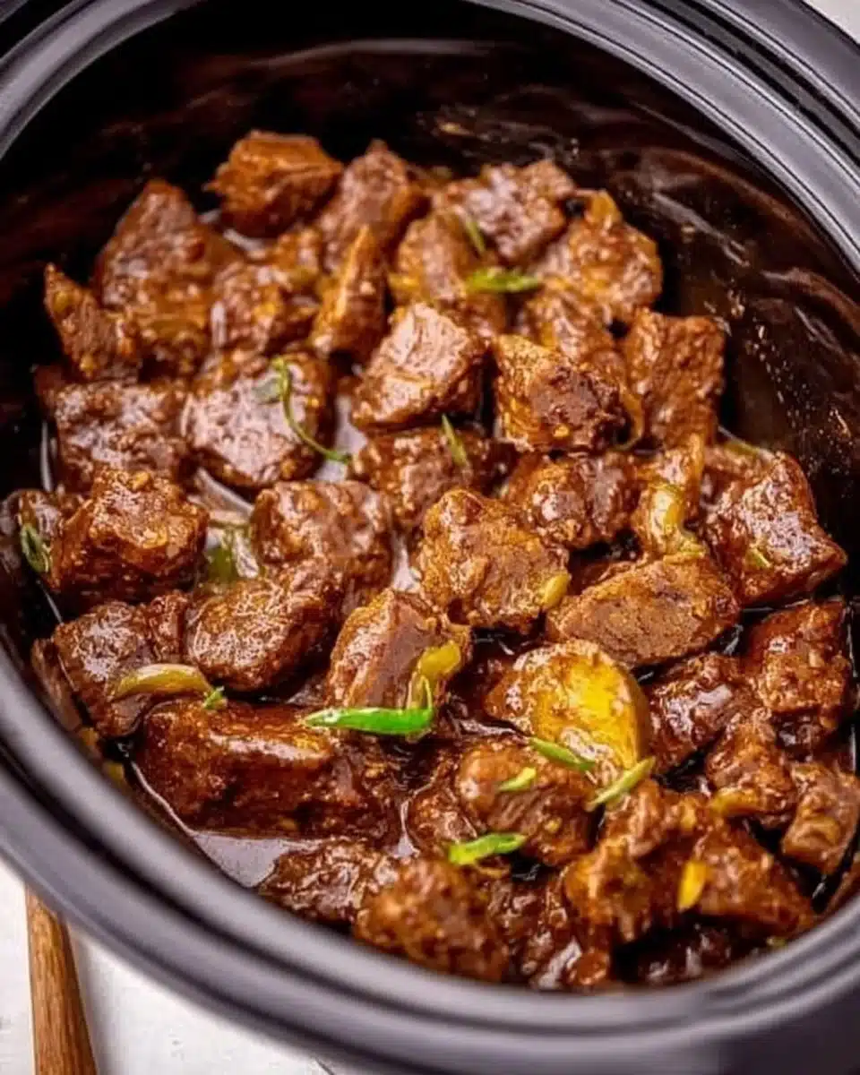 Crockpot Mississippi Steak Bites