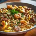 Delicious Pappadeaux Mardi Gras Pasta featuring Cajun ingredients and vibrant colors.