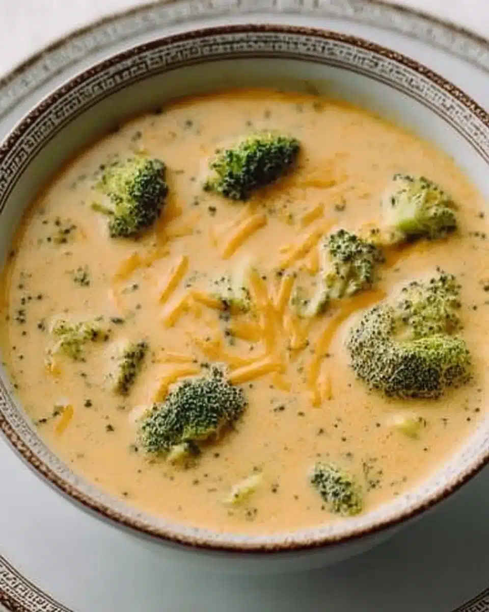 Easy Broccoli Cheddar Soup (Panera Copycat) Recipe