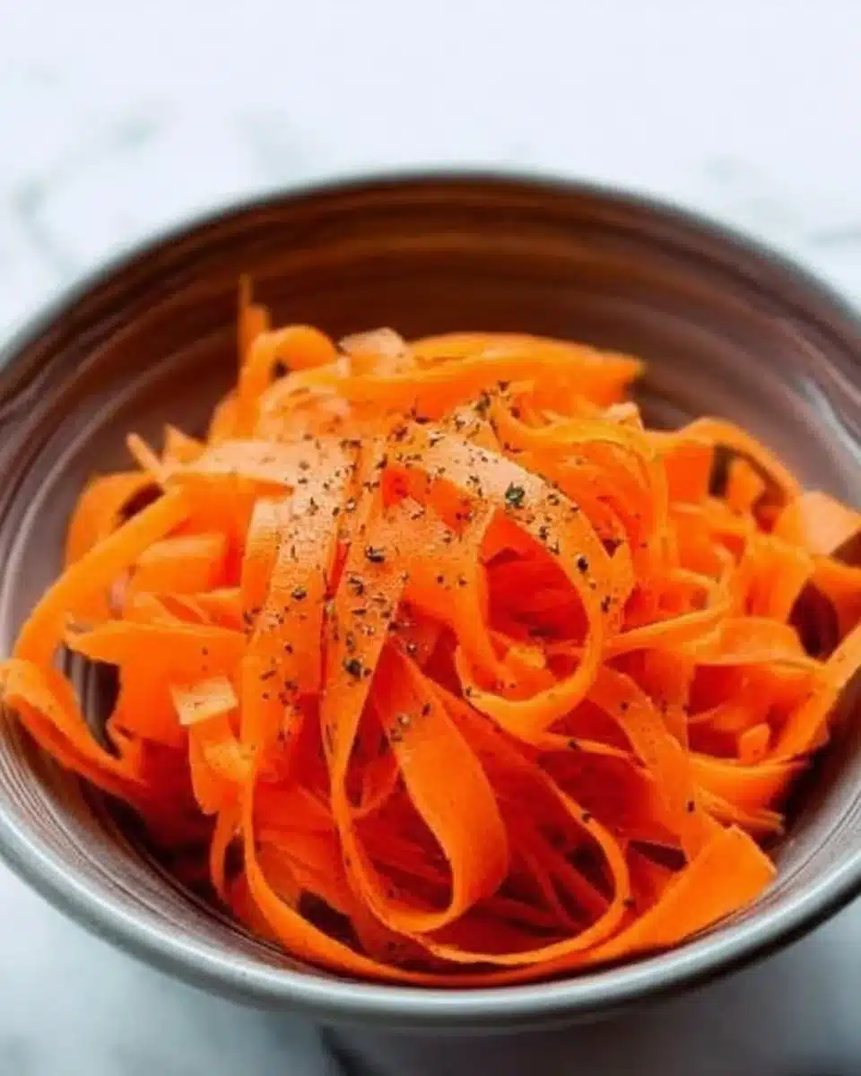 Fermented Shaved Carrot Salad Recipe
