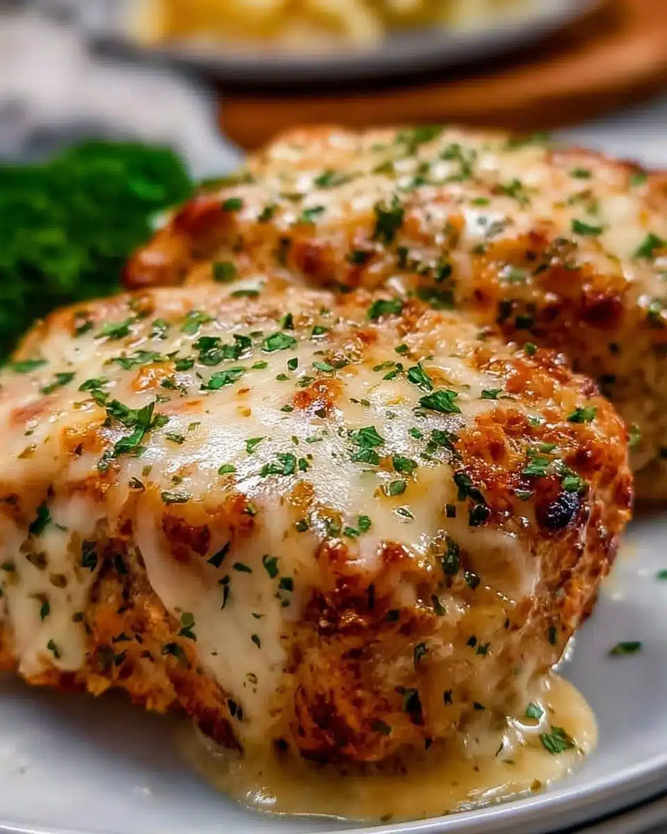 Garlic Parmesan Chicken Meatloaf