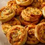 Delicious jalapeno popper pinwheels appetizer on a platter
